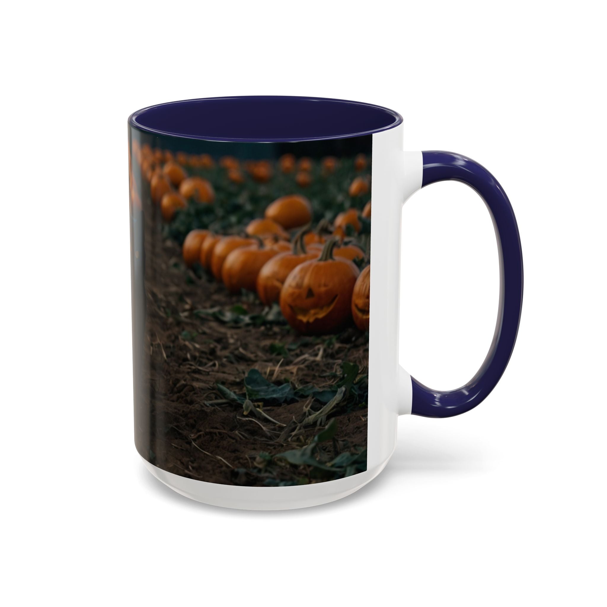 Halloween Black Cat Pumpkin Coffee Mug spooky magical