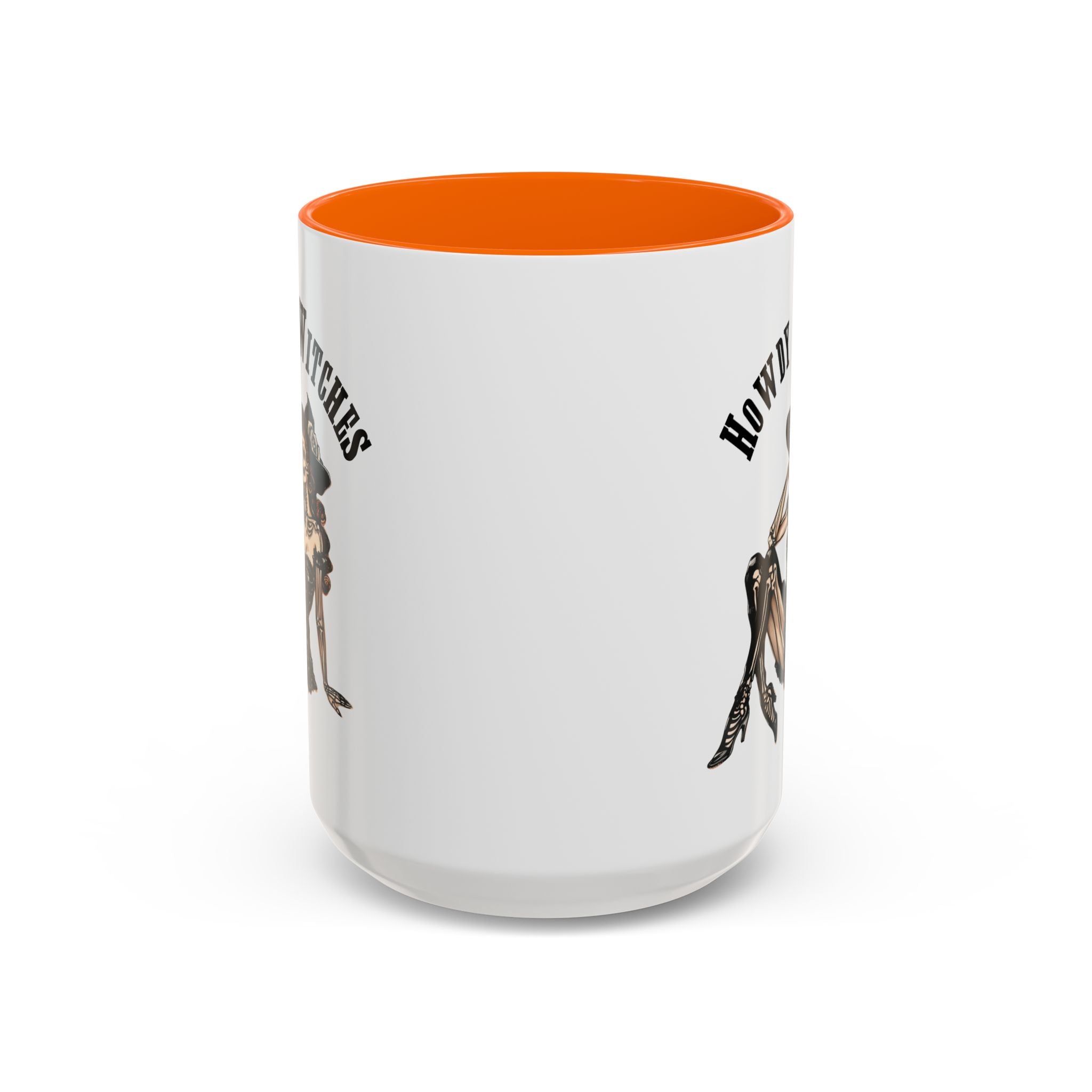 Howdy Witches Coffee Mug - Spooky Halloween Mug, Gift for Witches, Witchy Decor, Gothic Coffee Cup, Skeleton Design