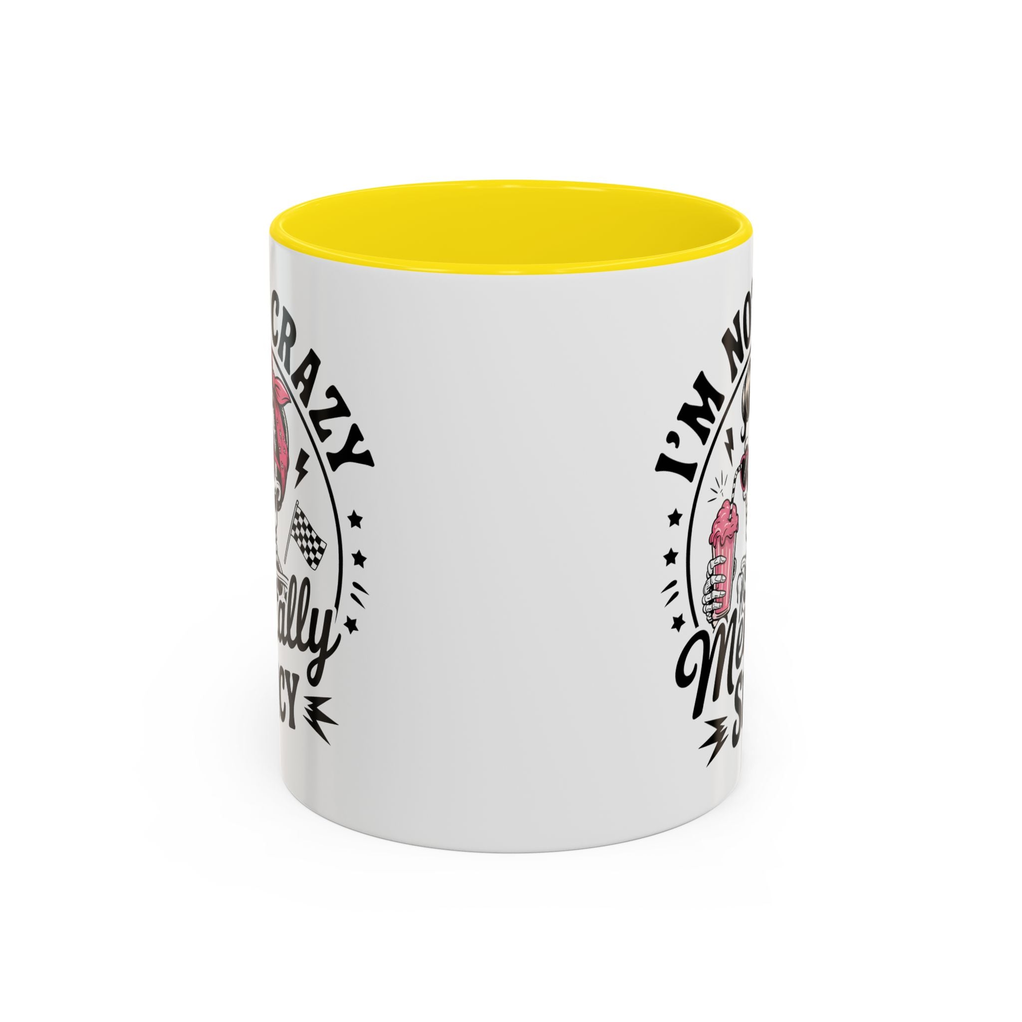 Mentally Spicy I'm not crazy Coffee Mug - Fun Quote for Coffee Lovers adult humor mental health