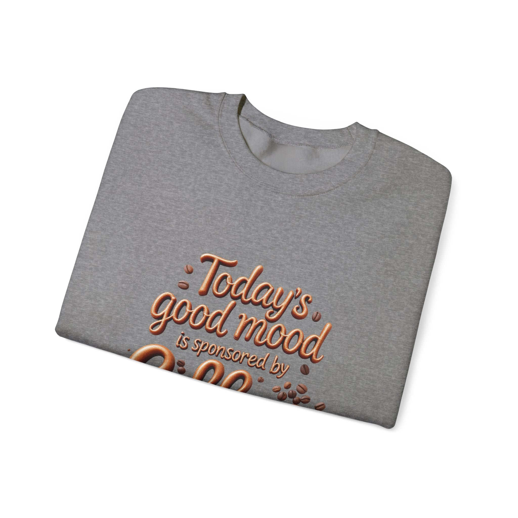 Coffee Mood Crewneck Sweatshirt - Cozy Gift for Coffee Lovers, Perfect for Birthdays, Holidays, Casual Days, Comfortable Wear
