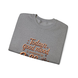 Coffee Mood Crewneck Sweatshirt - Cozy Gift for Coffee Lovers, Perfect for Birthdays, Holidays, Casual Days, Comfortable Wear