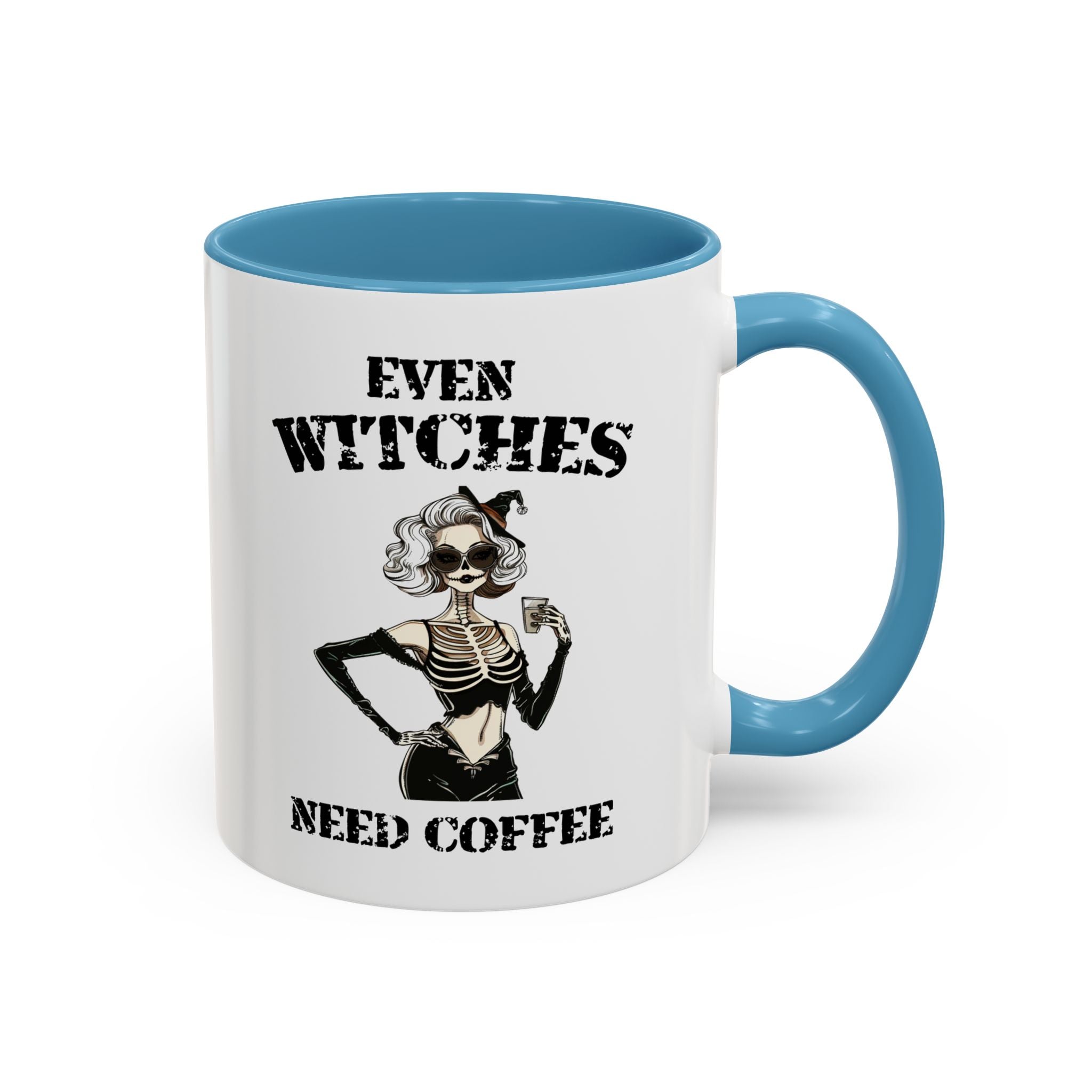 Witchy Coffee Mug - Even Witches Need Coffee, Spooky Gift, Halloween Decor, Witch Lover's Mug, Unique Coffee Cup
