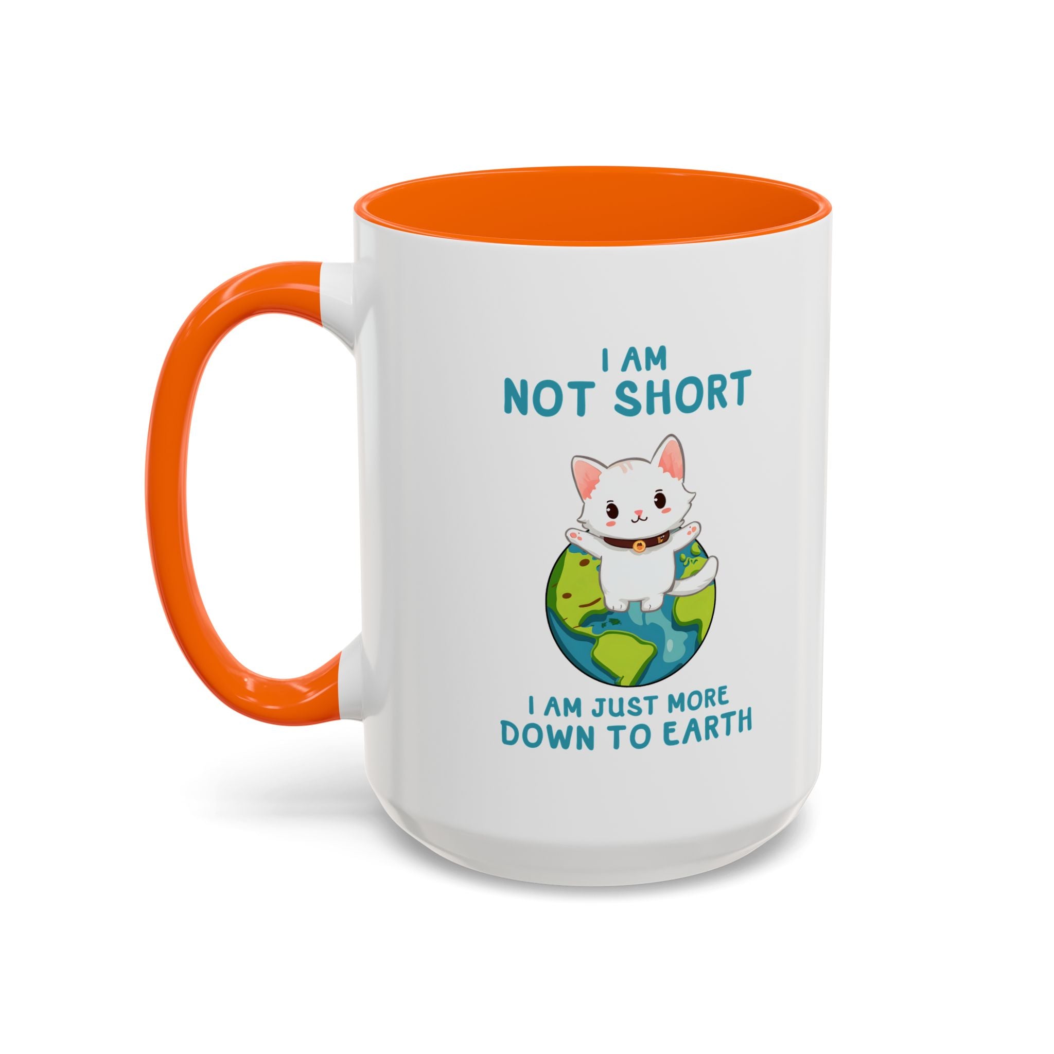 Cute Down to Earth Cat Coffee Mug - Perfect Gift for Cat Lovers