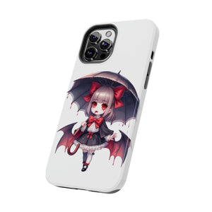 vampire girl horror art Tough Phone Cases