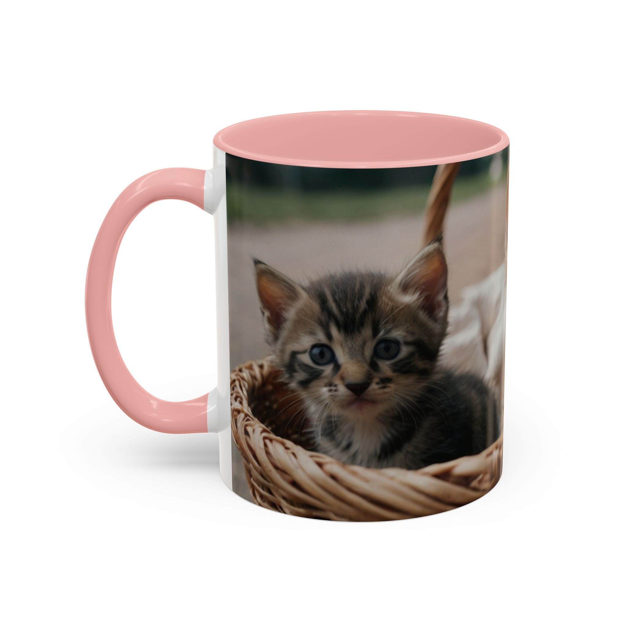 Cute Cat Accent Coffee Mug - 11oz & 15oz family of cats