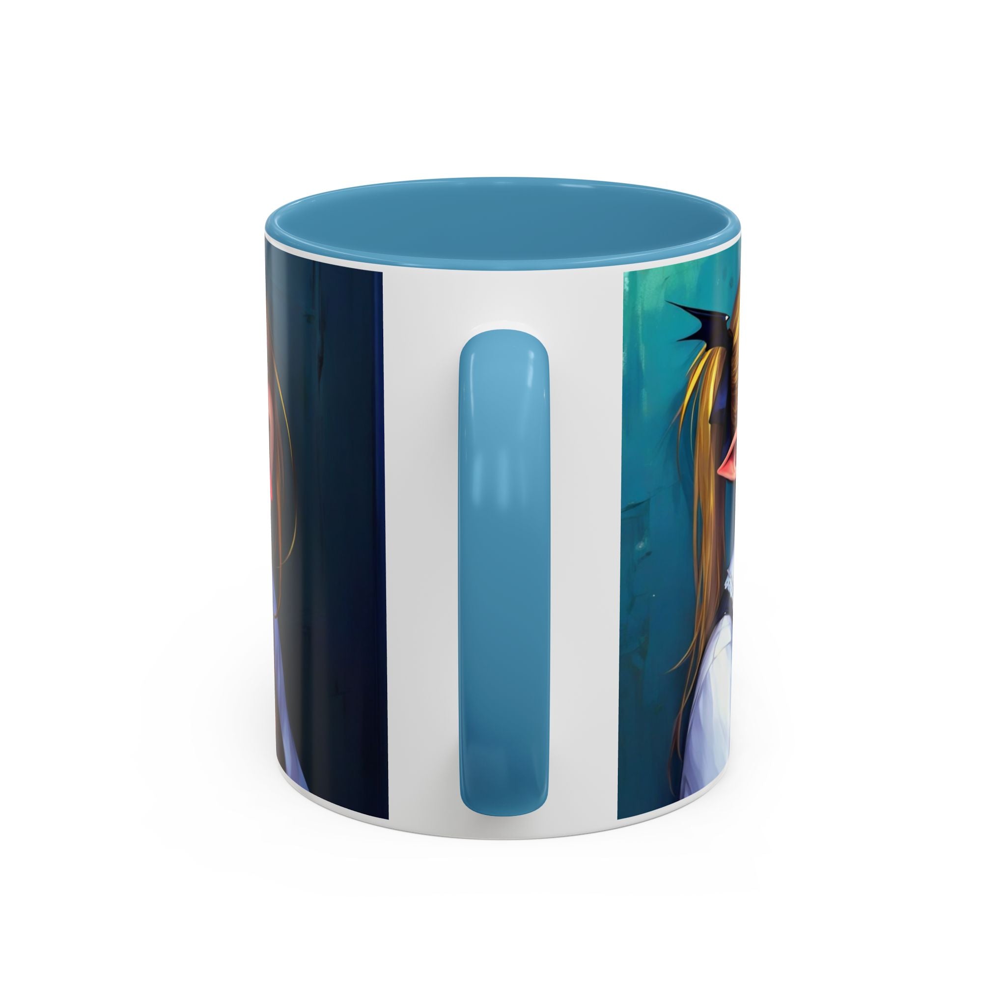 goth vampire girl Gothic Anime Coffee Mug with Edgy Design horror art