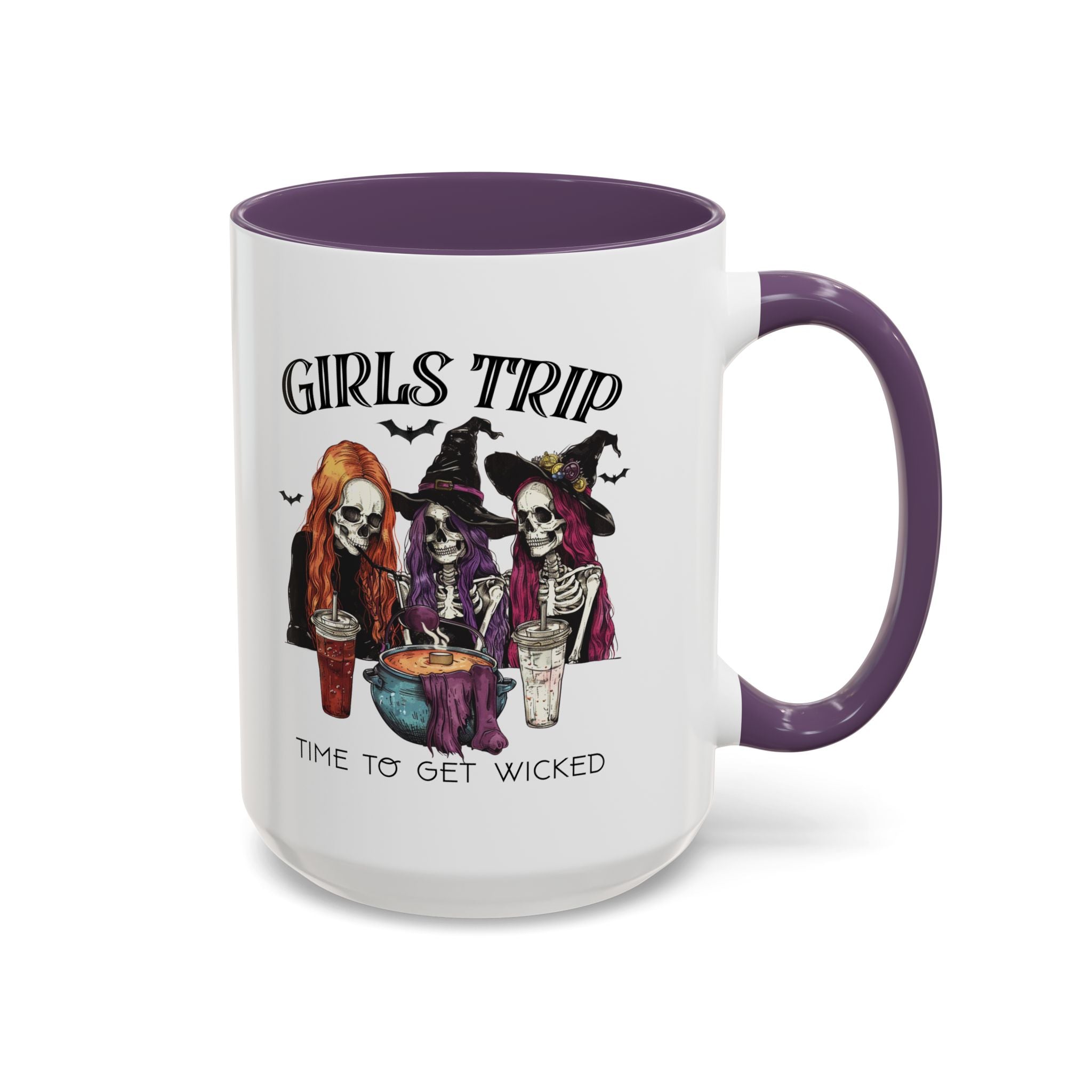 Wicked Girls Trip Coffee Mug, Halloween Gift, Spooky Vibes, Friends Gatherings, Witchy Decor, Fun Drinking Mug