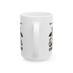 I don't care attitude  Cow coffee Mug  Cute Coffee Cup, Animal Lover Gift, Farmhouse Decor, Birthday Present, Cow-Themed Kitchenware