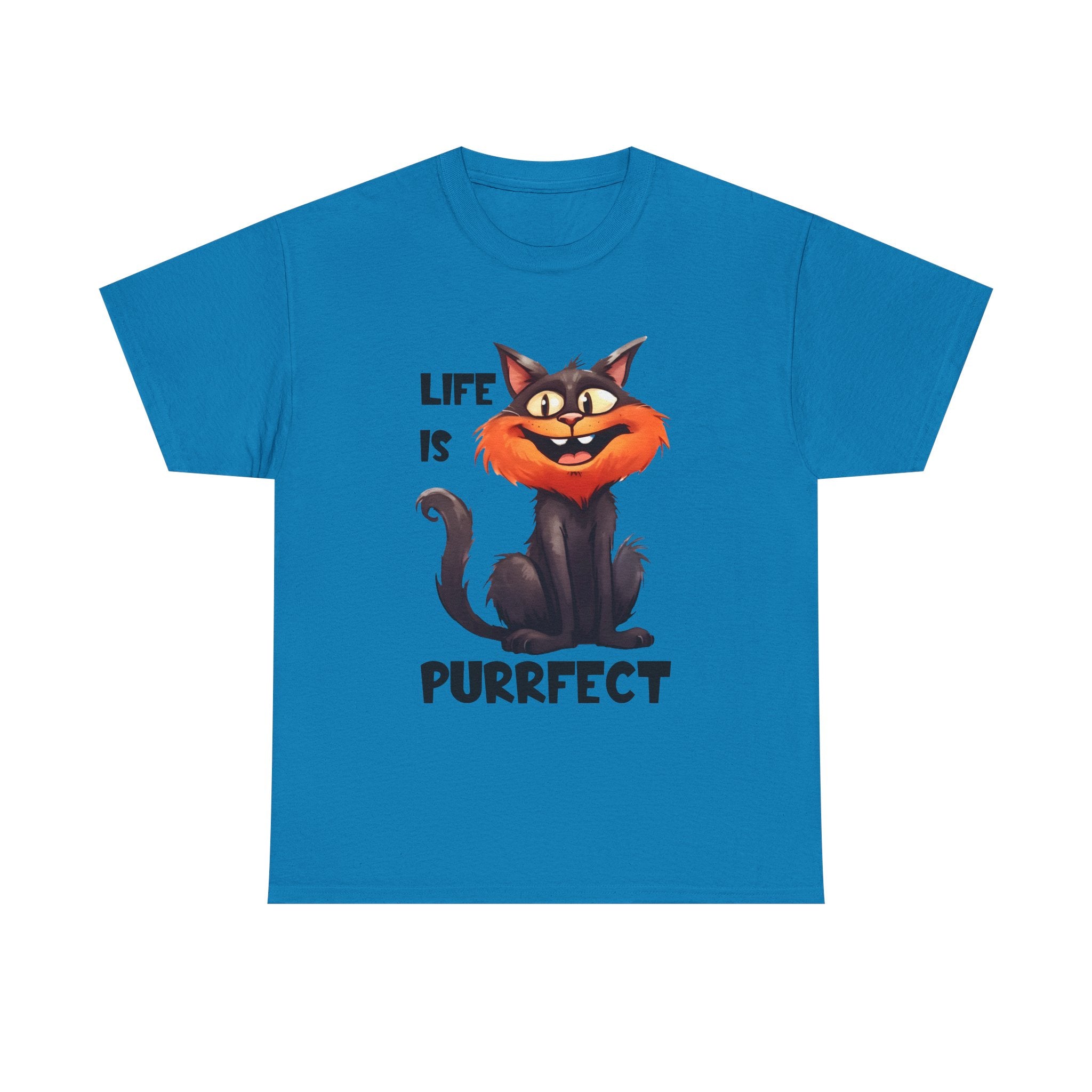 Purrfect Cat Tee, Cute Cat Lover Shirt, Fun Unisex Cotton Top, Gifts for Cat Owners, Funny Pet T-Shirt, Birthday Gift Idea