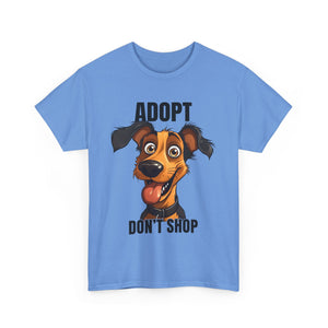 Funny Dog Adoption Tee, Unisex Tee, Pet Lover Gift, Animal Rescue Shirt, Dog Lover Apparel, Adopt Don't Shop Tee