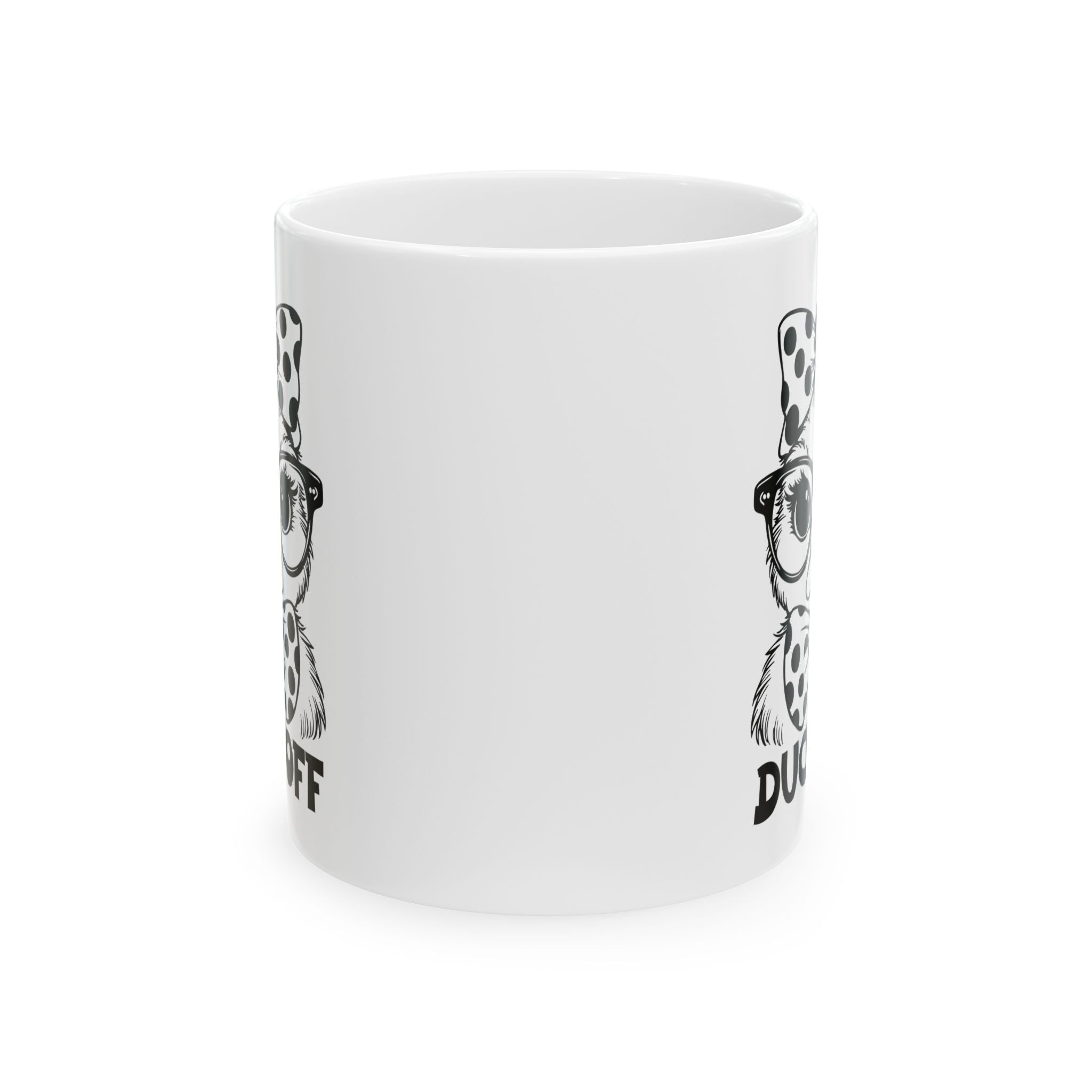 Funny attitude duck off coffee  Mug for Coffee Lovers,  Humorous Drinkware, Birthday Present, Office Humor
