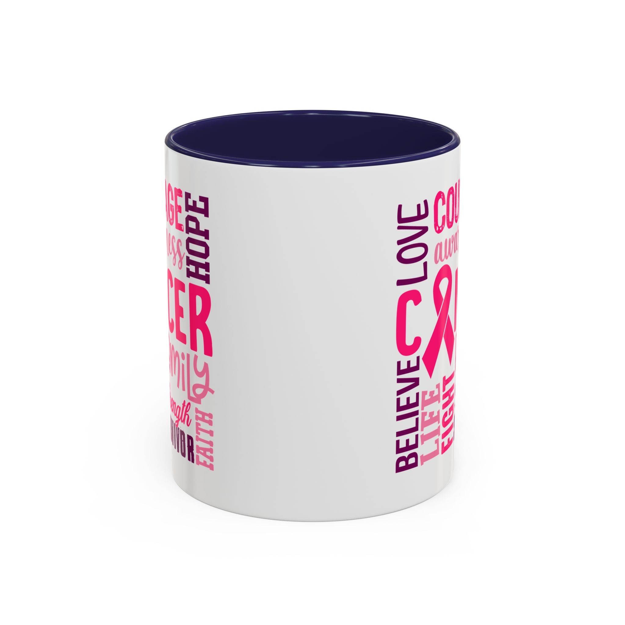 Inspirational Cancer Awareness Coffee Mug, Support Gift, Hope for Survivors, Breast Cancer Month, Motivational Mug, Encouragement Mug