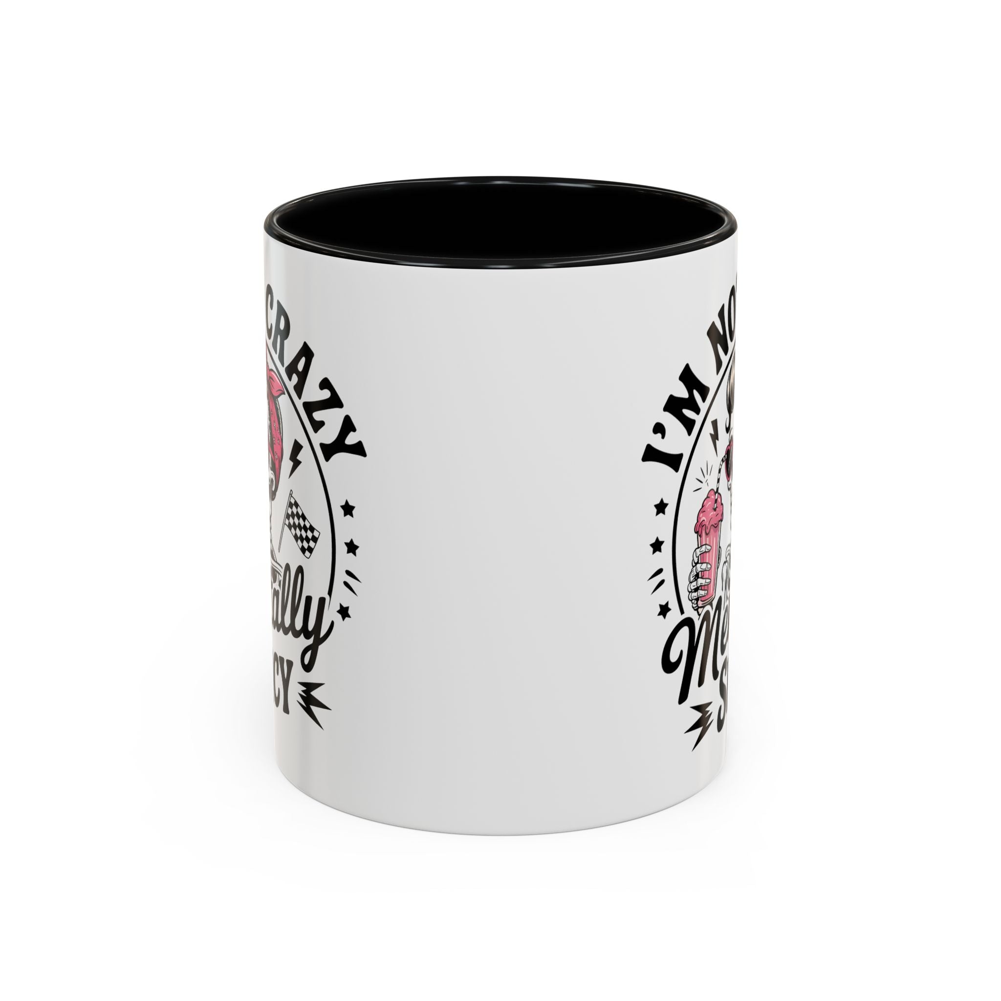 Mentally Spicy I'm not crazy Coffee Mug - Fun Quote for Coffee Lovers adult humor mental health