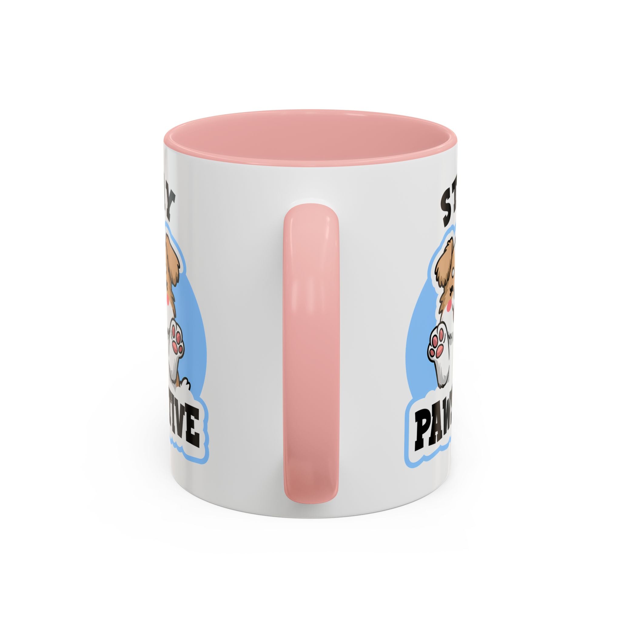 Cute Stay Pawsitive Coffee Mug - Perfect Gift for Dog Lovers mental health