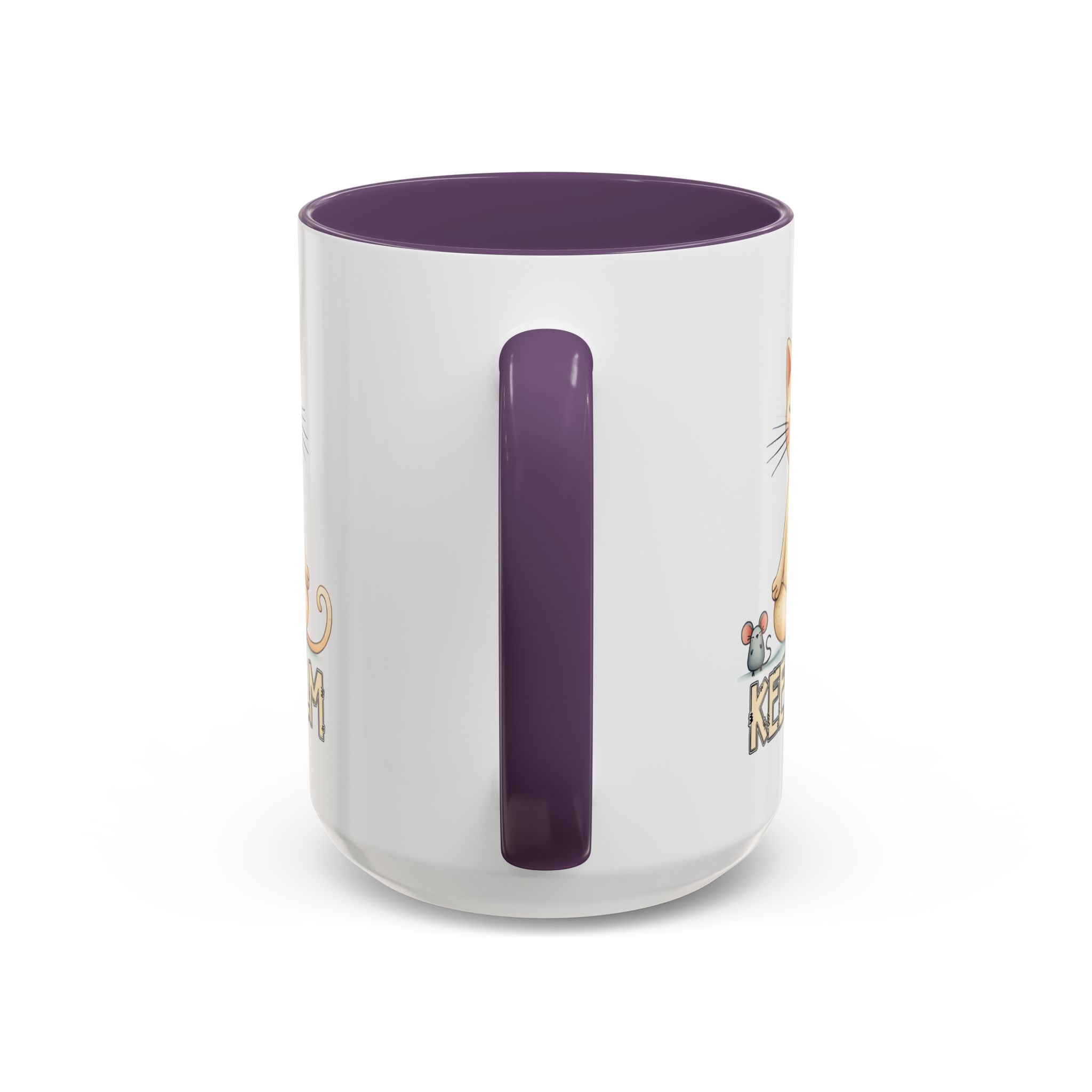 Serene Cat Coffee Mug, Funny Pet Lover's Gift, Cute Keepsake for Relaxation, Relaxing Drinkware, Quirky Home Decor