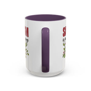 Sarcasm Coffee Mug - 11/15oz Floral Design, Perfect for Coffee Lovers
