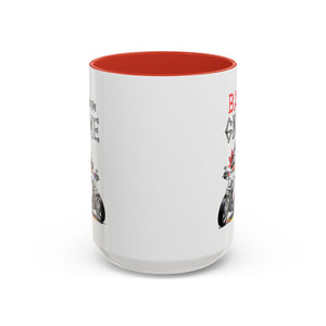 Bad to the Gnome Coffee Mug - 11oz & 15oz Accent Mugs for Bikers & Gnome Lovers