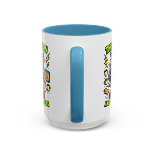 Thriving on Caffeine Mug | Funny Owl Coffee Cup | Gift for Coffee Lovers | Cute Kitchen Decor | Birthday, Holiday Gift