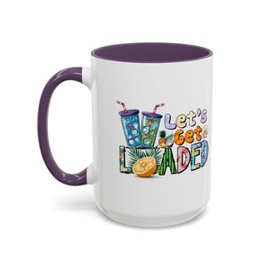 Colorful 'Let's Get Loaded' Coffee Mug - Fun Drinkware for Parties & Gatherings