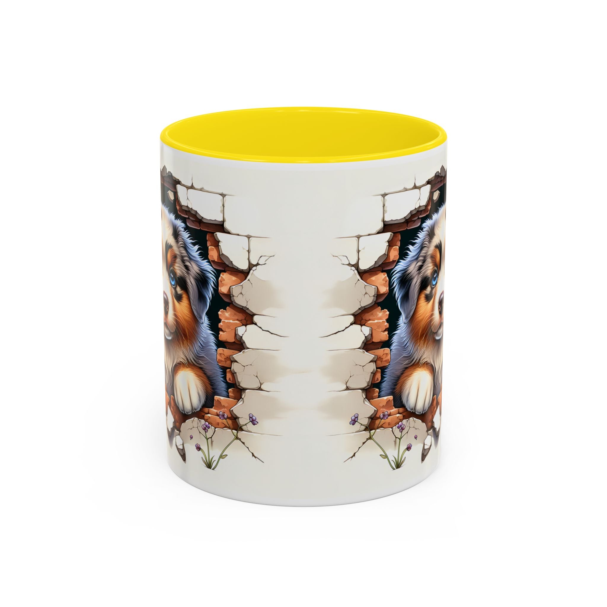Cute Puppy Accent Coffee Mug - Perfect Gift for Dog Lovers, Unique Pet Lover Mug, Mother’s Day, Birthday, Home Decor