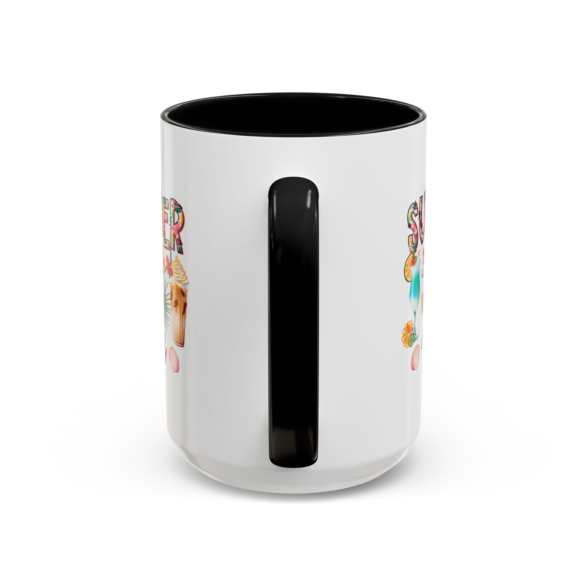 Summer Vibes Accent Coffee Mug - 11oz & 15oz - Perfect for Sunny Days & Celebrations