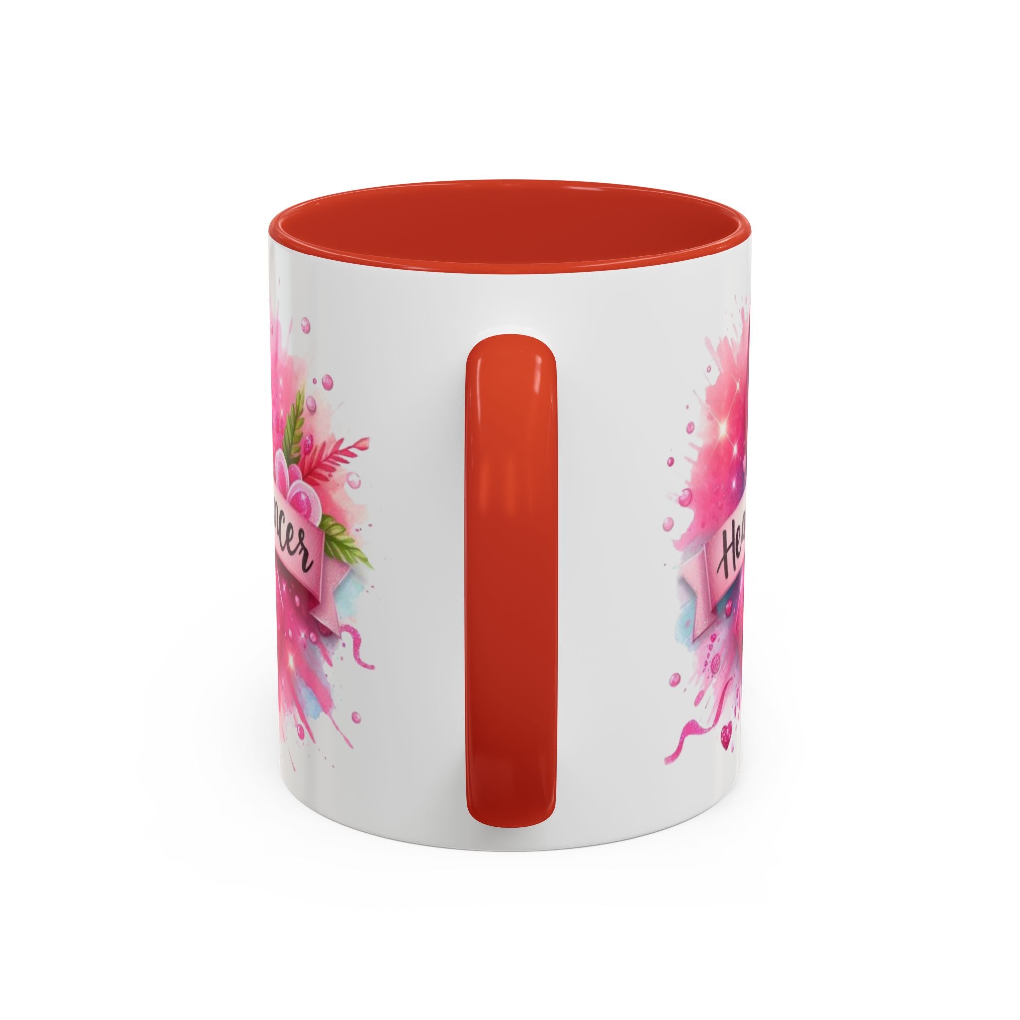Pink Ribbon Healing Coffee Mug | Support Cancer Awareness | Inspirational Gift | Breast Cancer Support | 11oz & 15oz Options