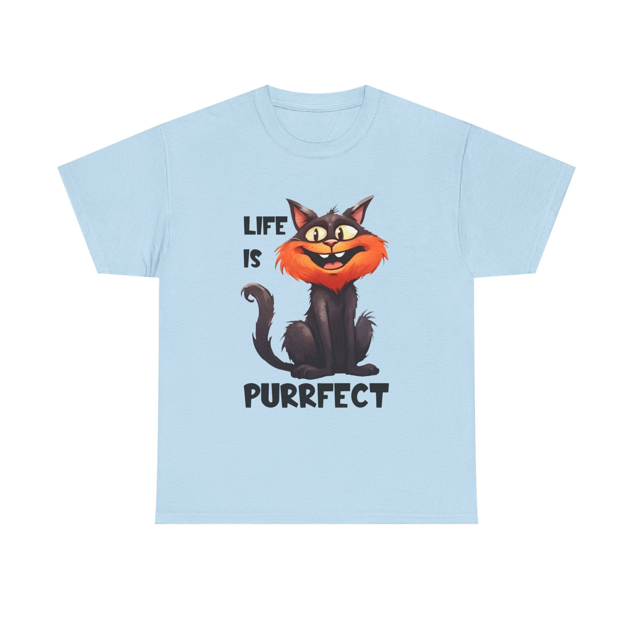 Purrfect Cat Tee, Cute Cat Lover Shirt, Fun Unisex Cotton Top, Gifts for Cat Owners, Funny Pet T-Shirt, Birthday Gift Idea