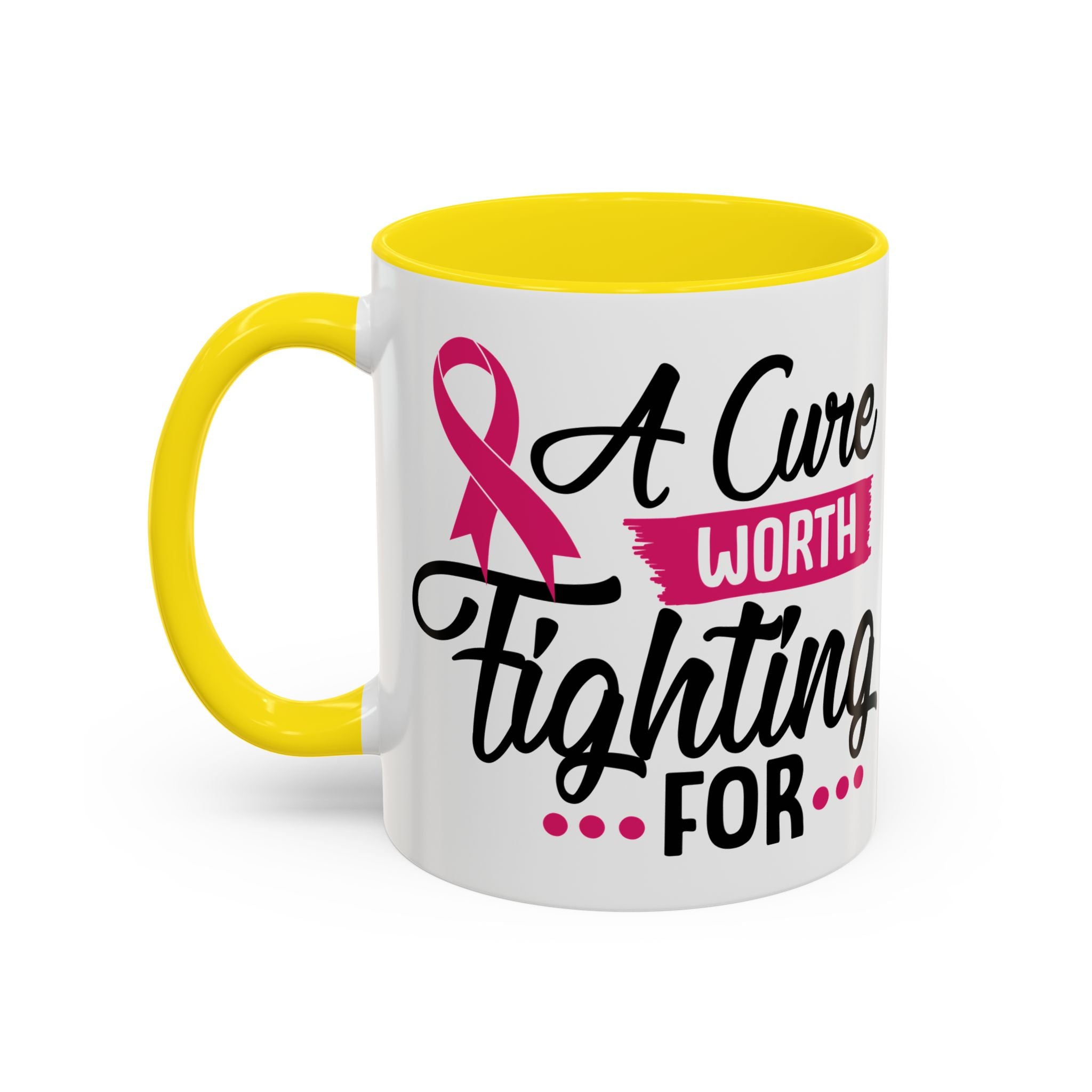 Inspirational Breast Cancer Awareness Mug, Supportive Gift for Fighters, 11oz & 15oz Coffee Cup - Perfect for Fundraisers, Hope, [...]