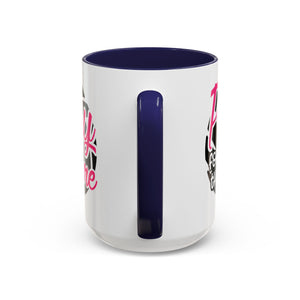 Volleyball  Coffee Mug, Play for the Cure Cup, Sports Gift , Athletes, Cancer Awareness, Inspirational Mug