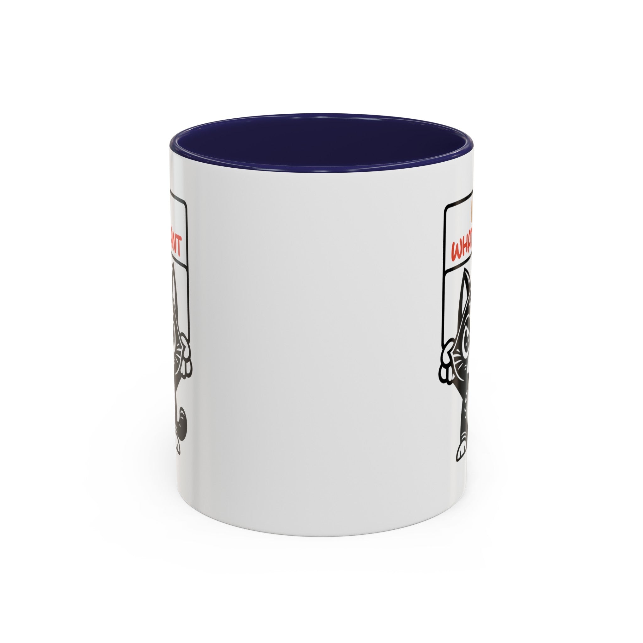 I do what I want funny cat Accent Coffee Mug (11, 15oz)