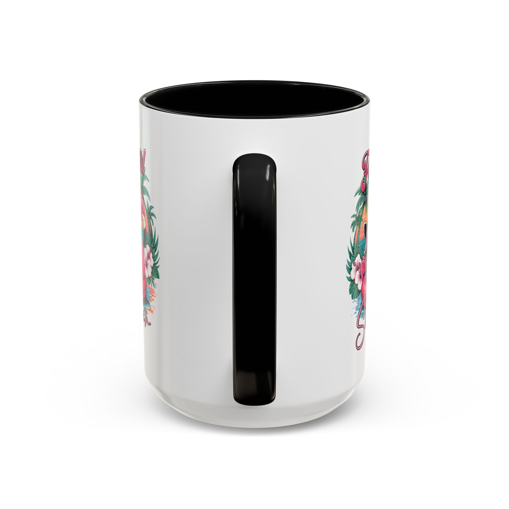 Feral Girl Summer Coffee Mug - Accent Design for Animal Lovers