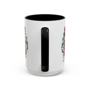 Feral Girl Summer Coffee Mug - Accent Design for Animal Lovers
