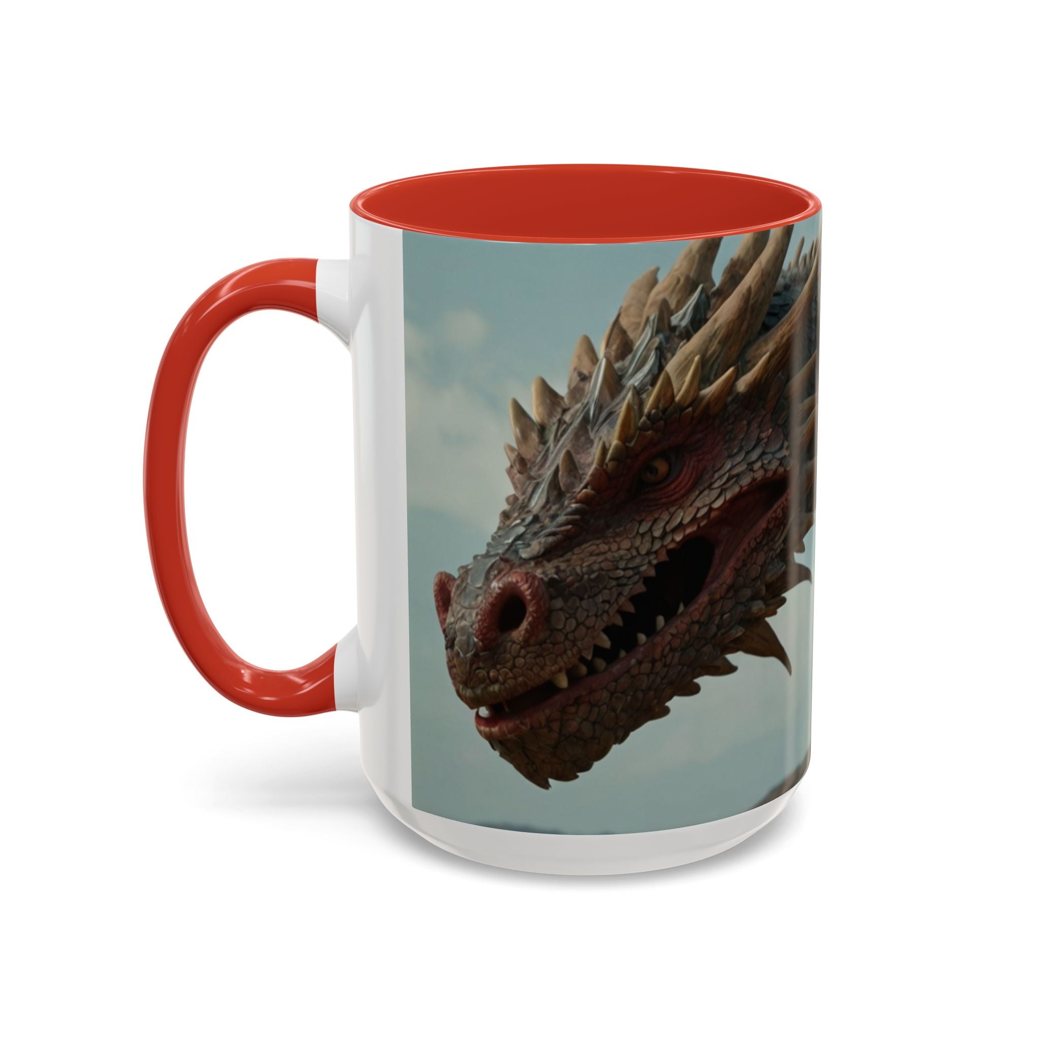 Dragon warrior Fantasy-Themed Accent Coffee Mug gothic