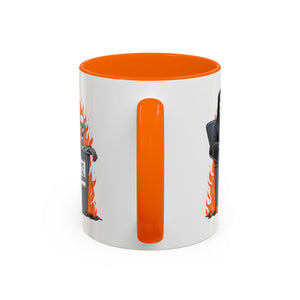 Funny Grim Reaper Coffee Mug - Perfect for Halloween, Gift for Friends, Quirky Kitchen Decor, Novelty Drinkware