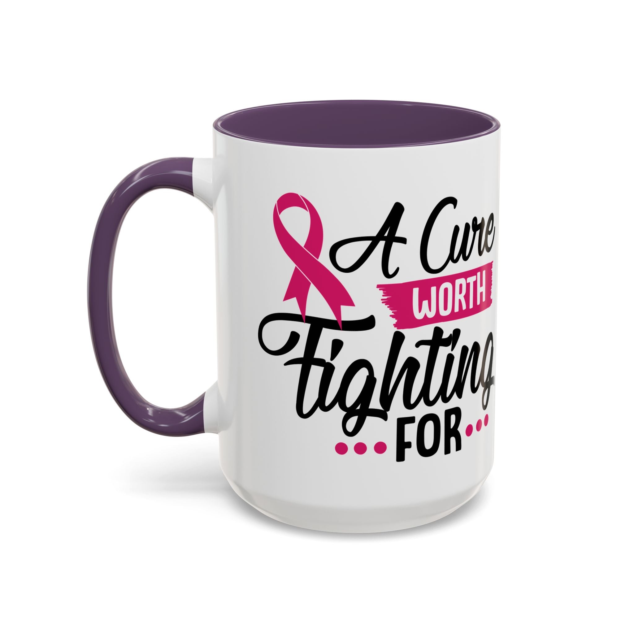 Inspirational Breast Cancer Awareness Mug, Supportive Gift for Fighters, 11oz & 15oz Coffee Cup - Perfect for Fundraisers, Hope, [...]