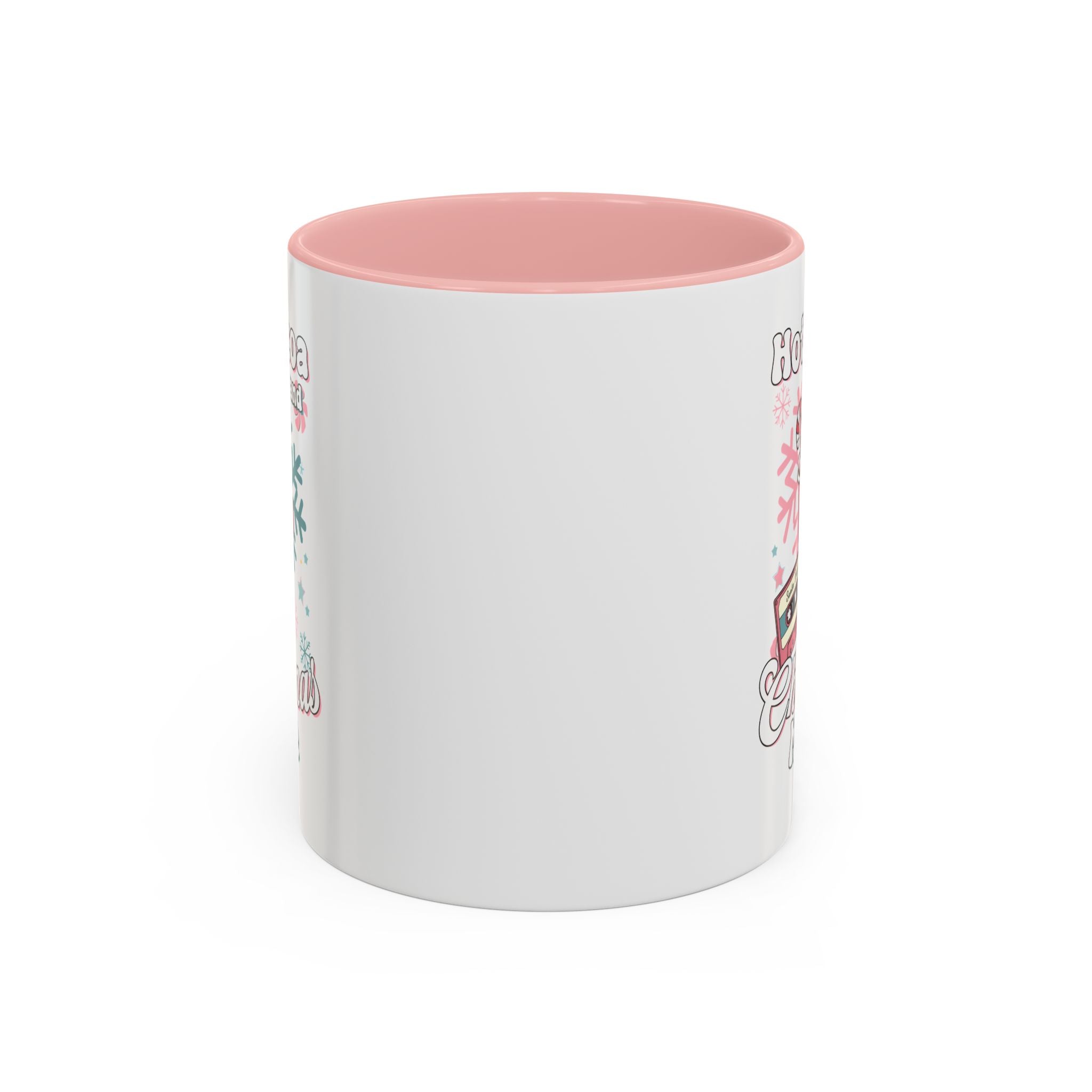Hot Cocoa & Christmas Movie Mug, Cozy Holiday Cup, Winter Gift, Festive Beverage Container, Cute Coffee Mug
