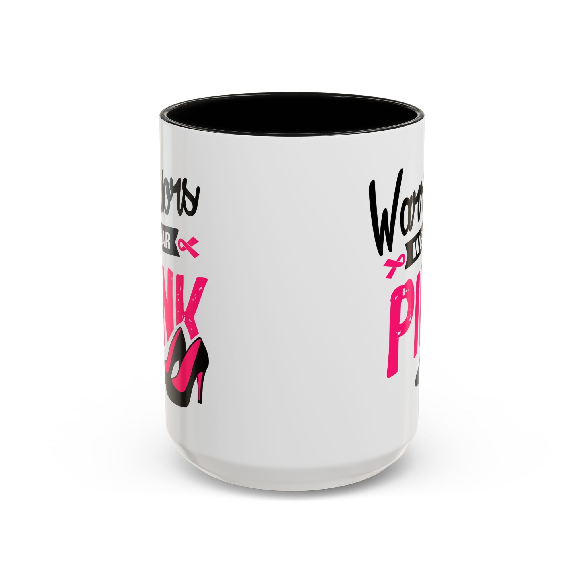 Breast Cancer Awareness Coffee Mug, Inspirational Gift, Warrior Mug, Pink Ribbon Awareness, Supportive Beverage Cup