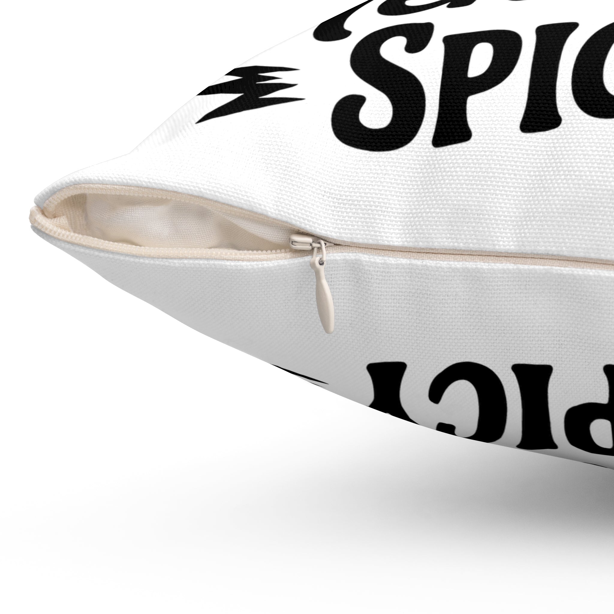 Mentally Spicy Skull Pillow – Retro Rockabilly Throw Pillow with 'I'm Not Crazy' Design