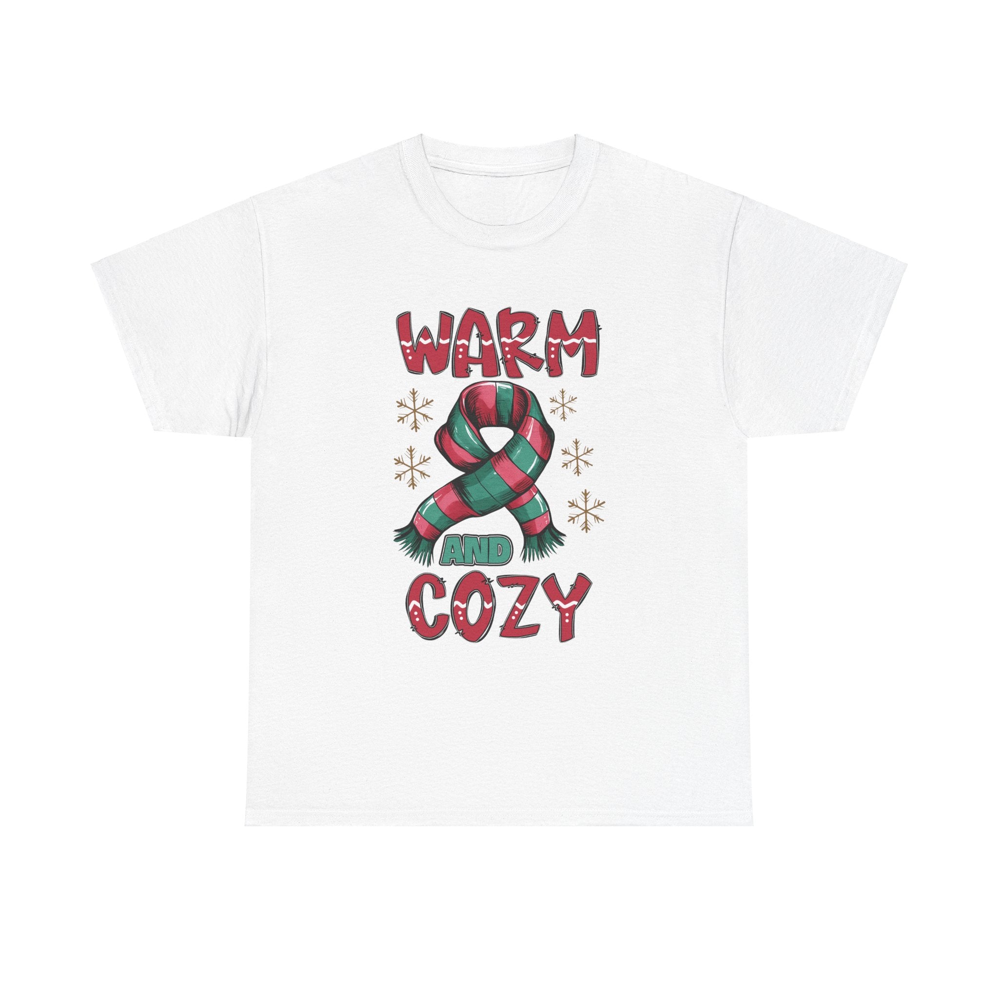 christmas warm and cozy Unisex Heavy Cotton Tee men women