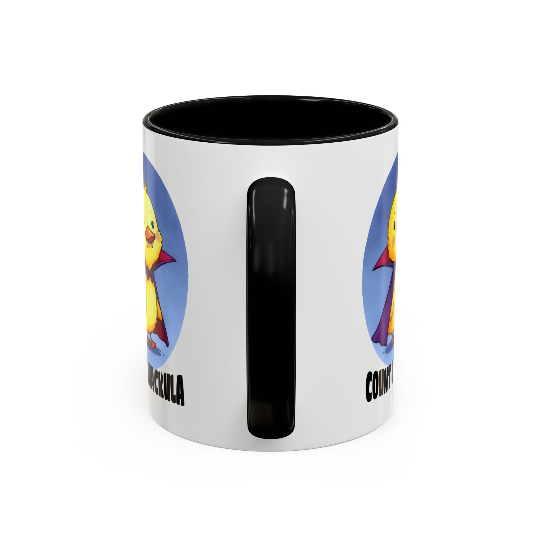 Cute Count Quackula Accent Coffee Mug - Adorable Gift for Coffee Lovers, Halloween Decor, Chick Collectors, Quirky Kitchen