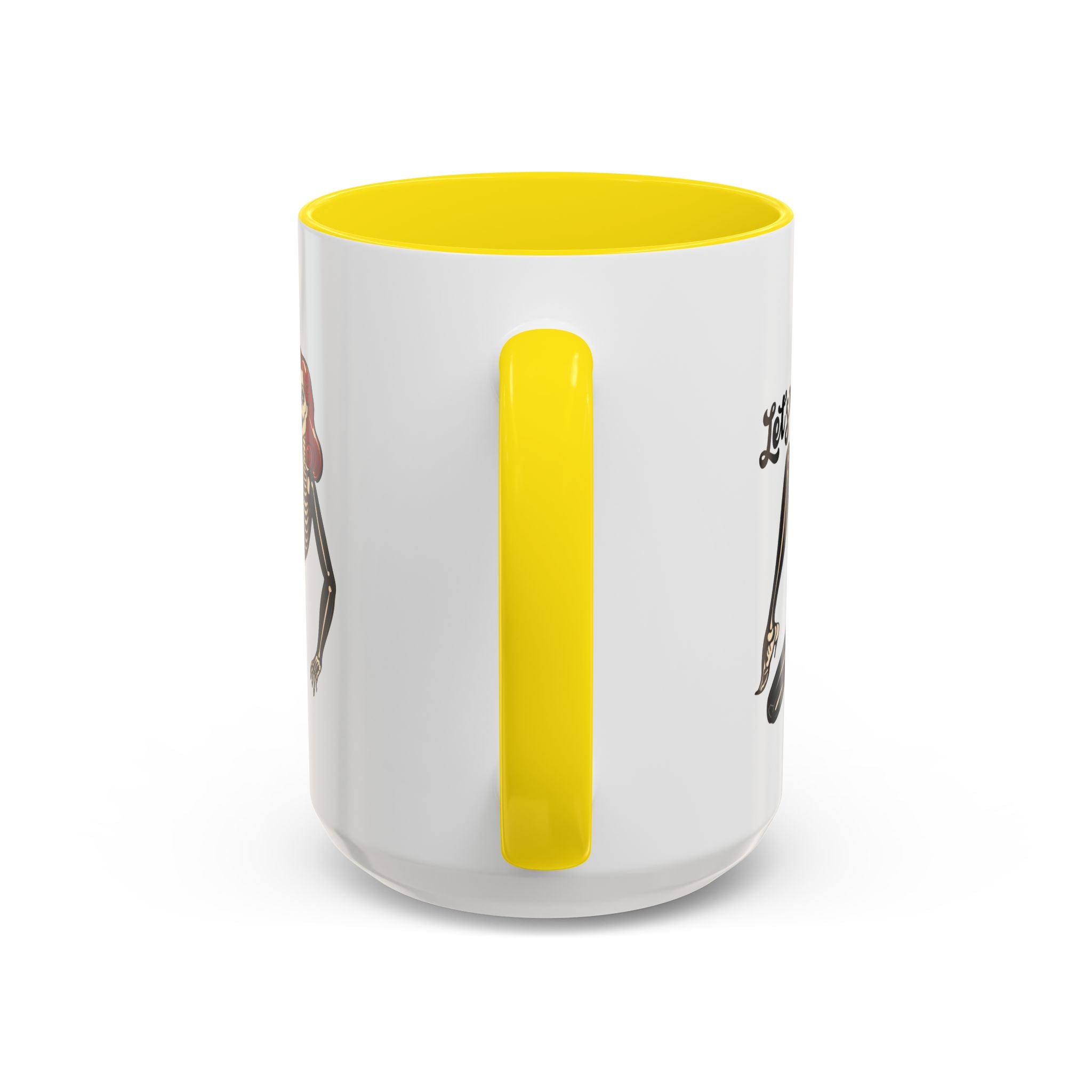 Spooky Skeleton Mug - Let's Bone, Halloween Gift, Gothic Coffee Cup, Unique Home Decor, Fun Drinkware