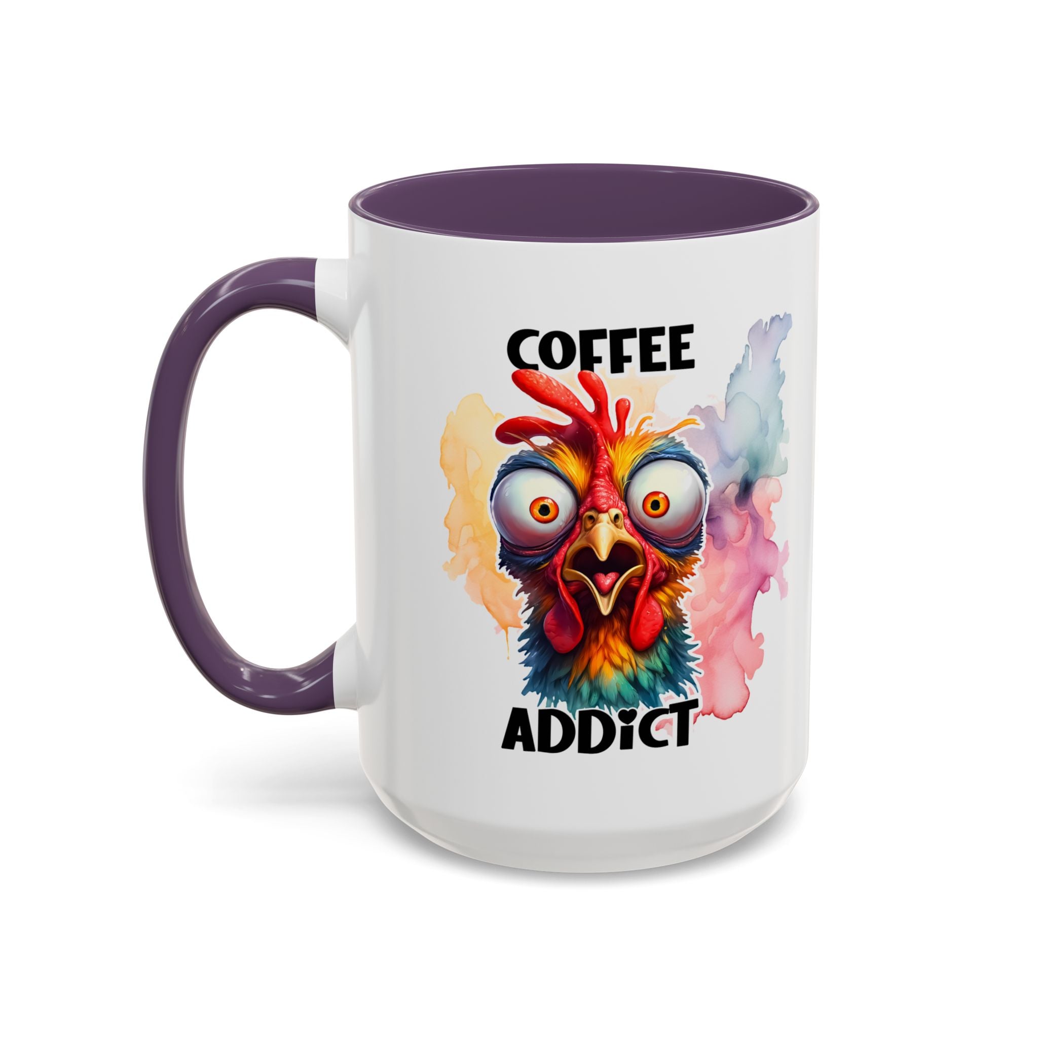 Coffee Addict Mug, Funny Coffee Lover Gift, Unique Kitchen Decor, Quirky Morning Brew Cup, Perfect for Birthdays & Holidays