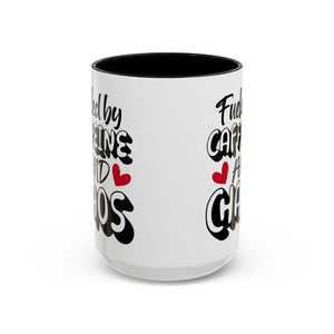 Caffeine Chaos Mug - Perfect for Coffee Lovers, Funny Gift for Friends, Home Office Essential, Birthday, Coffee Break