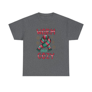 christmas warm and cozy Unisex Heavy Cotton Tee men women