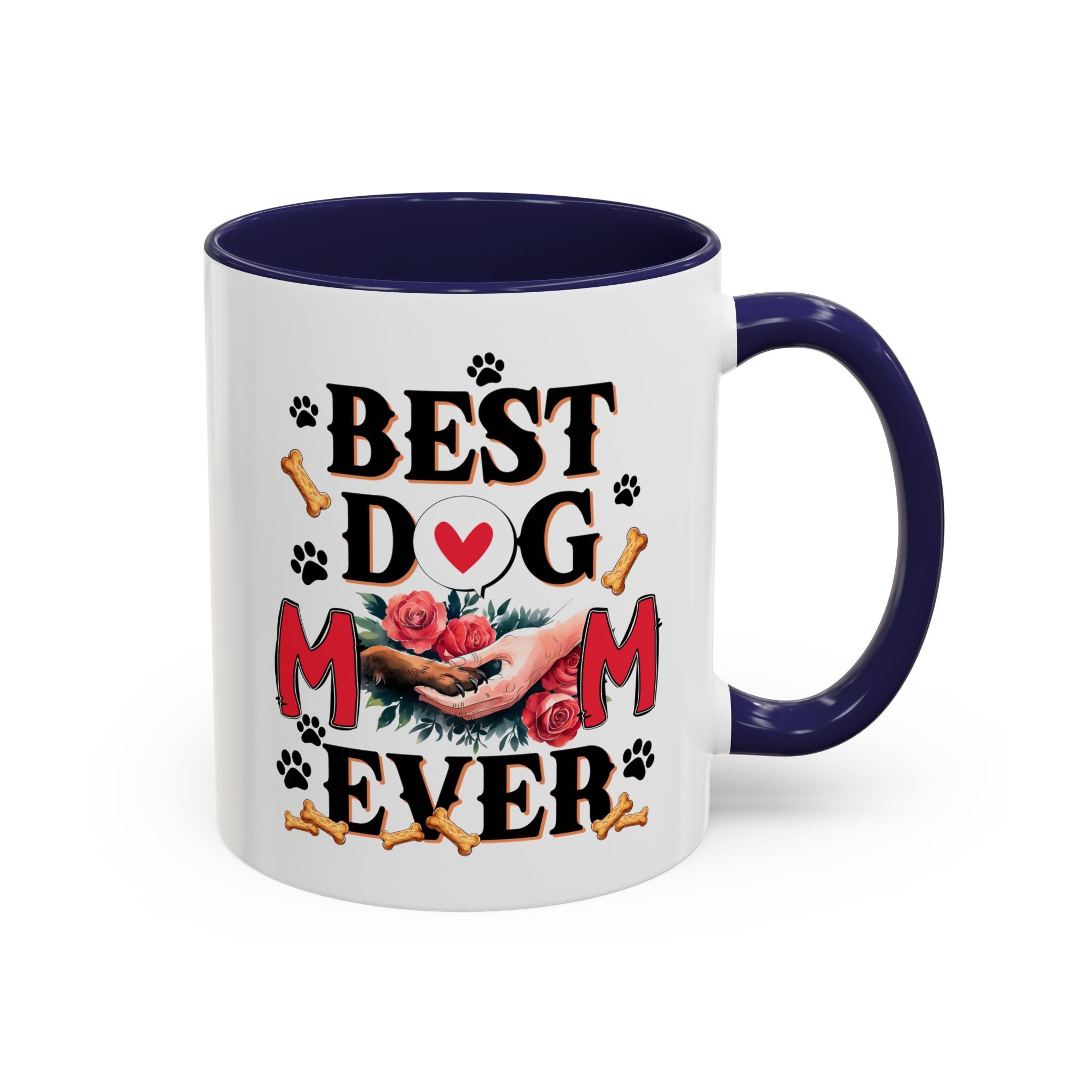 Best Dog Mom Ever Coffee Mug - Perfect Gift for Dog Lovers, Pet Moms, Animal Lovers, Dog-Themed Kitchen Decor, Best Friend Gift