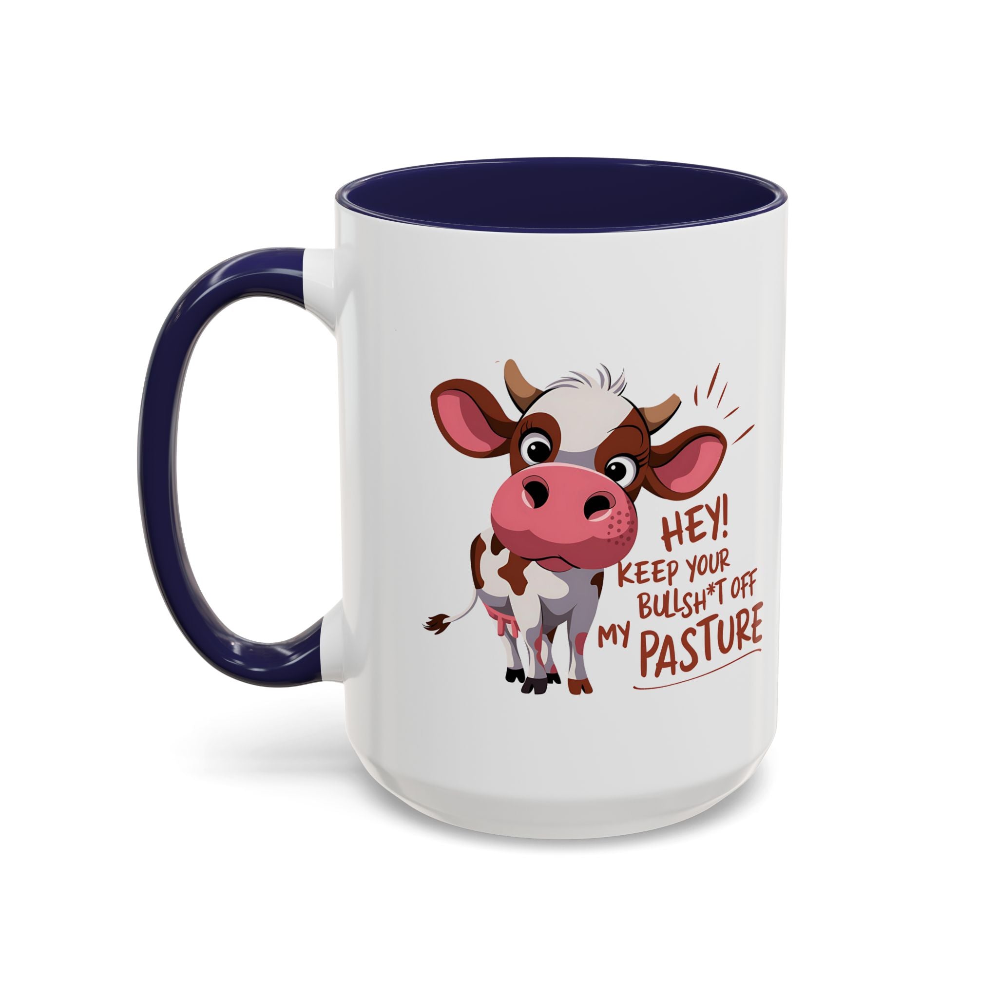 Funny Cow Coffee Mug – Perfect Gift for Farmers, Cow Lovers, Humor Fans, Cute Kitchen Decor, Office Coffee Cup