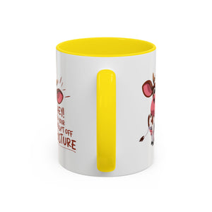 Funny Cow Coffee Mug – Perfect Gift for Farmers, Cow Lovers, Humor Fans, Cute Kitchen Decor, Office Coffee Cup
