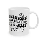 attitude  coffee Mug  sarcasm Gift for Coffee Lovers, l Drinkware, Home Office Decor,  Humorous Mug
