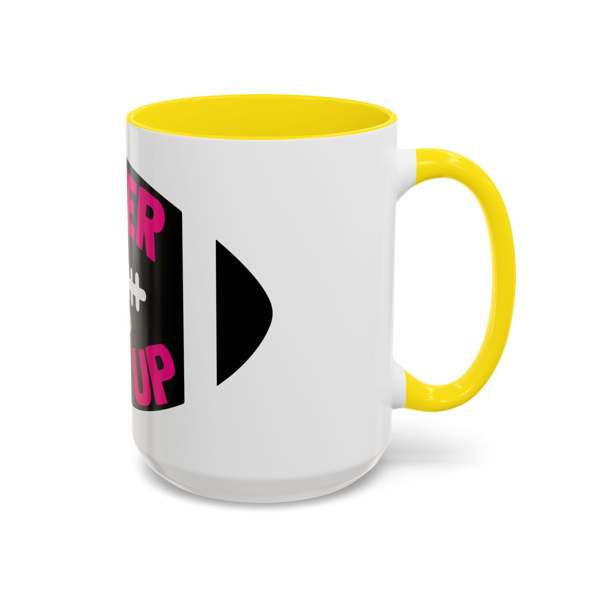 Inspirational Breast Cancer Awareness Coffee Mug - Never Give Up, Motivational Gift, Supportive Keepsake, Home or Office Decor