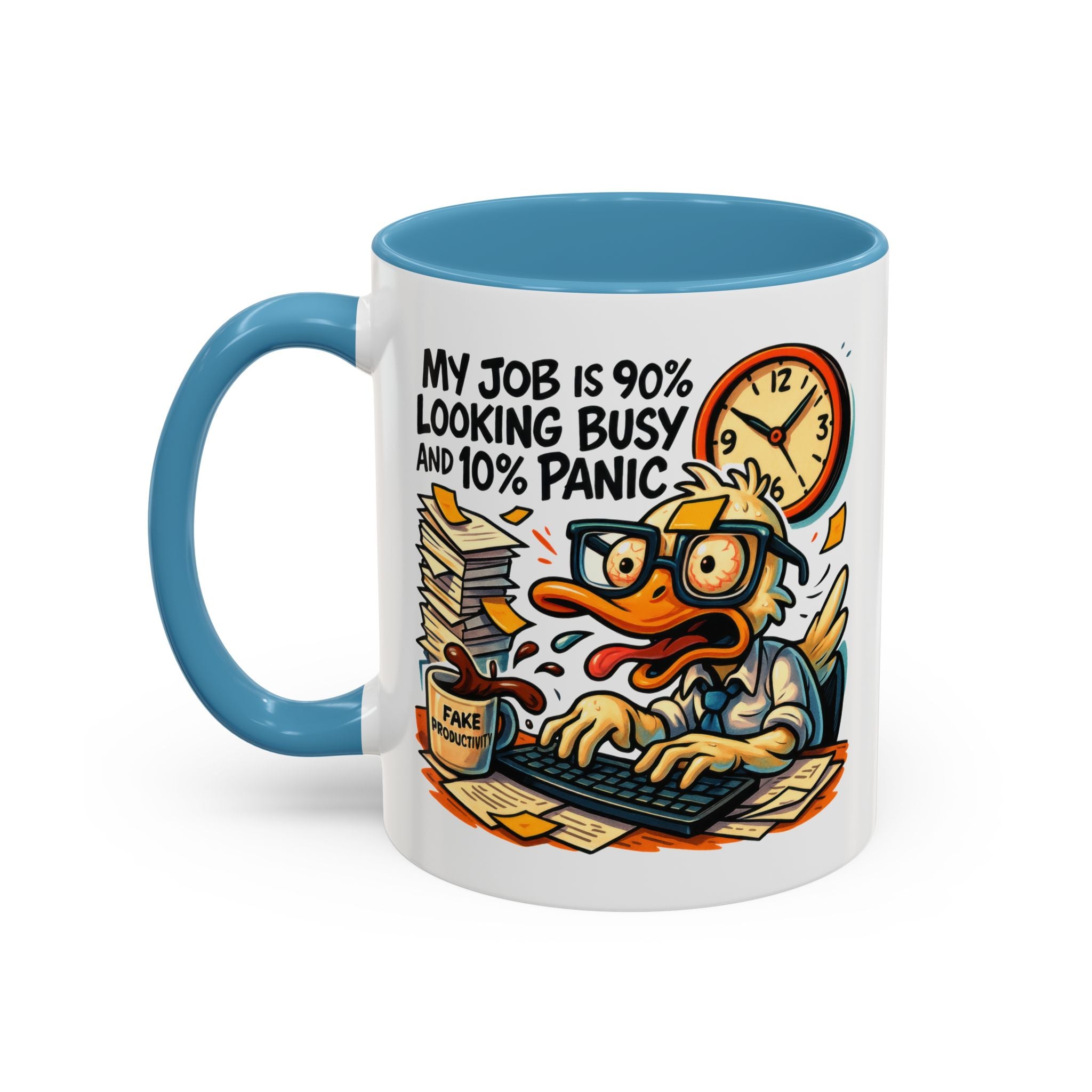 Funny Office Coffee Mug - Perfect Gift for Coworkers, Work from Home, Funny Gag Gift, Unique Desk Accessory, Humor Mug